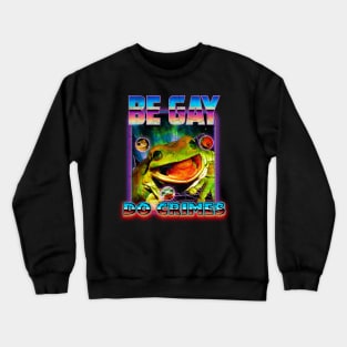 Vintage Frog Crimes Crewneck Sweatshirt